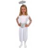 Detský kostým anjel so svätožiarou a opaskom (S) Detský kostým anjel so svätožiarou a opaskom (S)