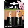 Duracell PreCharged akumulátor typu D Ni-MH 3000 mAh 1.2 V 2 ks; 055995 Duracell PreCharged akumulátor typu D Ni-MH 3000 mAh 1.2 V 2 ks; 055995