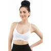 Gina Športová podprsenka s vypchávkami 07021P - ECO bambus Biela M/L Gina Športová podprsenka s vypchávkami 07021P - ECO bambus Biela M/L