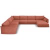 Mazzini Sofas Červená rohová pohovka Vanda Mazzini Sofas Červená rohová pohovka Vanda