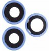 Apple iPhone 12 Pro - Sklíčko Zadnej Kamery s Rámom (Blue) - 3ks, Blue Apple iPhone 12 Pro - Sklíčko Zadnej Kamery s Rámom (Blue) - 3ks, Blue