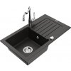 MEXEN/S MEXEN/S - Pablo granitový drez 1-miska vrátane batérie Carla, čierna/zlatá metalik 6510-75-670700-00 MEXEN/S MEXEN/S - Pablo granitový drez 1-miska vrátane batérie Carla, čierna/zlatá metalik 6510-75-670700-00