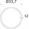 DOPREDAJ trubka ø 33,7 x 2 x 2000 mm, brúsená AISI 304