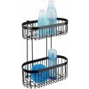 Čierny nástenný košík Wenko Classic Plus 2 Tier Čierny nástenný košík Wenko Classic Plus 2 Tier