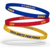 Fan-shop 3pack gumový Náramok BARCELONA FC Tricolor Fan-shop 3pack gumový Náramok BARCELONA FC Tricolor