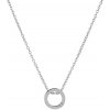 Troli Oceľový náhrdelník s kruhovým príveskom VESN0743S