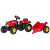 Rolly Toys Šlapací traktor Rolly Zetor s vlečkou červený Rolly Toys Šlapací traktor Rolly Zetor s vlečkou červený