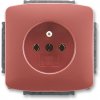 Jednozásuvka ABB TANGO 5518A-A2349 R2 červená vresová Jednozásuvka ABB TANGO 5518A-A2349 R2 červená vresová
