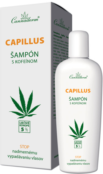 Cannaderm Capillus konopný stimulačný šampón s kofeínom 150 ml