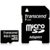 Transcend microSDHC 4GB class 4 + adapter TS4GUSDHC4 Transcend microSDHC 4GB class 4 + adapter TS4GUSDHC4