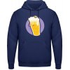 AWDis Hoodie Mikina Motív Pivo so smrtkou 2 Oxfordská modrá AWDis Hoodie Mikina Motív Pivo so smrtkou 2 Oxfordská modrá