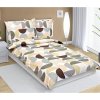 Bellatex obliečky bavlnené Polkruh 90/381H hnedá Rozmer 140x220, 70x90 cm Bellatex obliečky bavlnené Polkruh 90/381H hnedá Rozmer 140x220, 70x90 cm