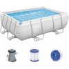 BESTWAY Power Steel Bazénový set 282 x 196 x 84 cm, kartušová filtrácia 56629 BESTWAY Power Steel Bazénový set 282 x 196 x 84 cm, kartušová filtrácia 56629