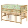 Scarlett Detská postieľka s kompletnou výbavou 120 x 60 cm, mráčik zelená Scarlett Detská postieľka s kompletnou výbavou 120 x 60 cm, mráčik zelená