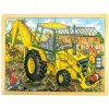 Bigjigs Toys Drevené puzzle bager 24 dielikov Bigjigs Toys Drevené puzzle bager 24 dielikov