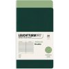 Zošit LEUCHTTURM1917 Jottbook Double, Sage & Forest Green, Flexcover, 80 g/m2 papier, 59 p., riadkovaný Zošit LEUCHTTURM1917 Jottbook Double, Sage & Forest Green, Flexcover, 80 g/m2 papier, 59 p., riadkovaný