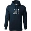 Eat sleep play - šach - Mikina pánska Cape s kapucňou - 4XL ( Tmavomodrá (takmer čierna) ) Eat sleep play - šach - Mikina pánska Cape s kapucňou - 4XL ( Tmavomodrá (takmer čierna) )
