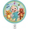 Papierové tanieriky cocomelon 23cm, 8ks - Procos Papierové tanieriky cocomelon 23cm, 8ks - Procos