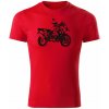 T-ričko BMW R1250GS pánske tričko Farba trička: Červená, Veľkosť: S T-ričko BMW R1250GS pánske tričko Farba trička: Červená, Veľkosť: S