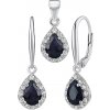 Silvego Set strieborných šperkov Eureka s pravým tmavým Topazom JJJ1393SBT (prívesok, náušnice) Silvego Set strieborných šperkov Eureka s pravým tmavým Topazom JJJ1393SBT (prívesok, náušnice)