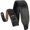 Levy's Amped Leather Black Gitarový pás Levy's Amped Leather Black Gitarový pás