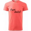 Furt dačo - Klasické pánske tričko vyššej gramáže - L ( Korálová ) Furt dačo - Klasické pánske tričko vyššej gramáže - L ( Korálová )