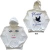 Prince mikina Faces & Doves Muž Unisex Biela