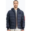 Pánska bunda Alpha Industries Hooded Puffer Faux Down rep.blue Pánska bunda Alpha Industries Hooded Puffer Faux Down rep.blue