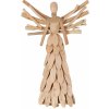 J-Line by Jolipa Prírodný drevený anjel z vetvičiek so šatkou Scarf branches - 30*10*49cm - J-Line by Jolipa J-Line by Jolipa Prírodný drevený anjel z vetvičiek so šatkou Scarf branches - 30*10*49cm - J-Line by Jolipa