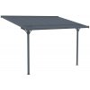 CoverTech polykarbonátová strieška na terasu Nevada 2,55 x 3,75 m antracit