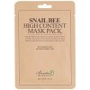 Benton Snail Bee High Content Mask Pack Textílna maska na tvár s veľkou dávkou mucínu a včelího jedu 20 g Benton Snail Bee High Content Mask Pack Textílna maska na tvár s veľkou dávkou mucínu a včelího jedu 20 g