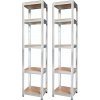 Strend Pro Regál Racks 1800 x 400 x 400 mm 5 políc 2 ks