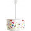 Belis | Detský luster na lanku HEARTS 1xE27/60W/230V | BE0127 Belis | Detský luster na lanku HEARTS 1xE27/60W/230V | BE0127