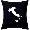Taliansko obrys - Vankúš 50x50 - 50x50 - Vrátane výplne ( Čierna ) Taliansko obrys - Vankúš 50x50 - 50x50 - Vrátane výplne ( Čierna )