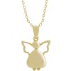 JSB Bijoux Pozlátený strieborný náhrdelník bacuľatý anjelik bez kryštálov (Striebro 925/1000) JSB Bijoux Pozlátený strieborný náhrdelník bacuľatý anjelik bez kryštálov (Striebro 925/1000)