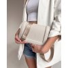 Grosso Béžová crossbody kabelka Elegantná kabelka na každý deň
