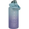 Trizand 24496 Motivačná fľaša na vodu 2000 ml, fialovomodrá Trizand 24496 Motivačná fľaša na vodu 2000 ml, fialovomodrá