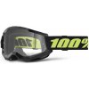 Motokrosové okuliare 100% Strata 2 New Solar čierne, číre plexi Motokrosové okuliare 100% Strata 2 New Solar čierne, číre plexi