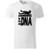 Swimming is in my DNA - Tričko z organickej bavlny - 3XL ( Biela ) Swimming is in my DNA - Tričko z organickej bavlny - 3XL ( Biela )