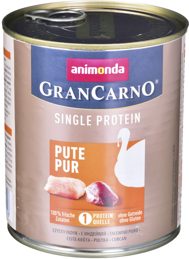 Animonda GranCarno Single Protein čisté morčacie mäso pre psy 0,8 kg