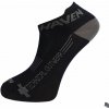 HAVEN Cyklistické ponožky členkové - SNAKE SILVER NEO 2PAK - šedá/čierna 34-36 HAVEN Cyklistické ponožky členkové - SNAKE SILVER NEO 2PAK - šedá/čierna 34-36