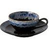 Casafina by Costa Nova Šálka ??na čaj s tanierikom 0,2L, TAORMINA, čierna (Midnight Black) (DOPREDAJ)|Casafina Casafina by Costa Nova Šálka ??na čaj s tanierikom 0,2L, TAORMINA, čierna (Midnight Black) (DOPREDAJ)|Casafina