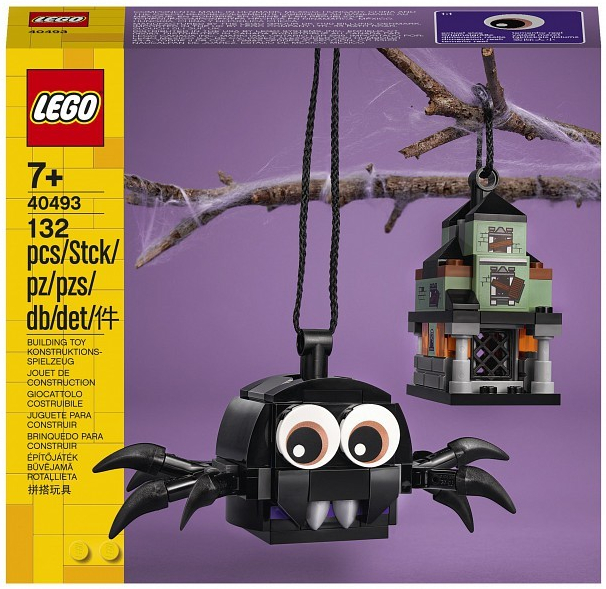 LEGO® Iconic 40493 Balíček s pavúkom a strašidelným domom