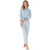 LEVEZA (M-Max) Dámske pyžamo Zaida1483 1-sv.tyrkys XL LEVEZA (M-Max) Dámske pyžamo Zaida1483 1-sv.tyrkys XL