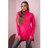 Pink sweater with stand-up collar fuchsiová One size Kesi 5907302503268 Pink sweater with stand-up collar fuchsiová One size Kesi 5907302503268