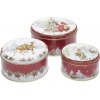 Villeroy & Boch Winter Collage Accessoires sada troch kovových dóz na vianočné cukrovinky 35-9391-0070 Villeroy & Boch Winter Collage Accessoires sada troch kovových dóz na vianočné cukrovinky 35-9391-0070