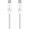 Tactical Stitch Thread USB-C/USB-C napájací kábel 60W 0,3m biely Tactical Stitch Thread USB-C/USB-C napájací kábel 60W 0,3m biely