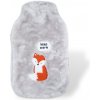 SOXO Sivý termofor VEĽKÝ 1,8l ohrievač v plyšovom obale nápad keep warm na darček SOXO Sivý termofor VEĽKÝ 1,8l ohrievač v plyšovom obale nápad keep warm na darček