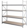 Zinkovaný regál STOW Minirack 2500x1800x800 mm - 4 police, nosnosť 2800 kg - ZÁKLADNÝ MODUL Zinkovaný regál STOW Minirack 2500x1800x800 mm - 4 police, nosnosť 2800 kg - ZÁKLADNÝ MODUL