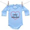 Boodyy Modré body s dlhým rukávom Celý otecko 86 (12-18 mesiacov) Boodyy Modré body s dlhým rukávom Celý otecko 86 (12-18 mesiacov)